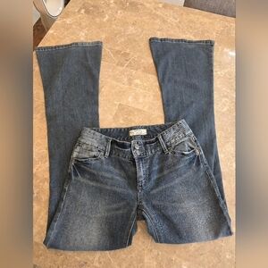 Free People Blue Flared Jeans Sz 25